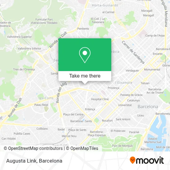Augusta Link map