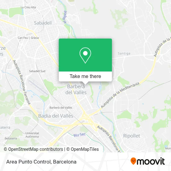 Area Punto Control map