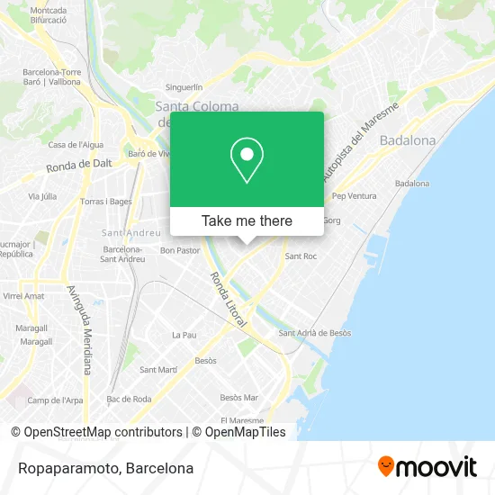 Ropaparamoto map