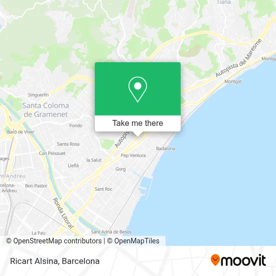 Ricart Alsina map