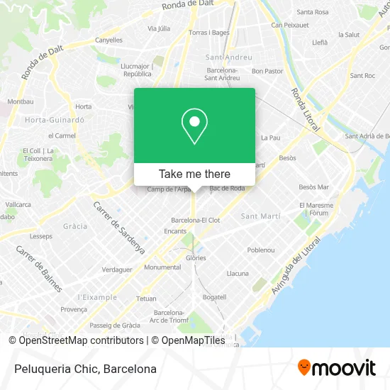 Peluqueria Chic map