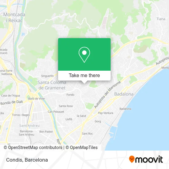Condis map