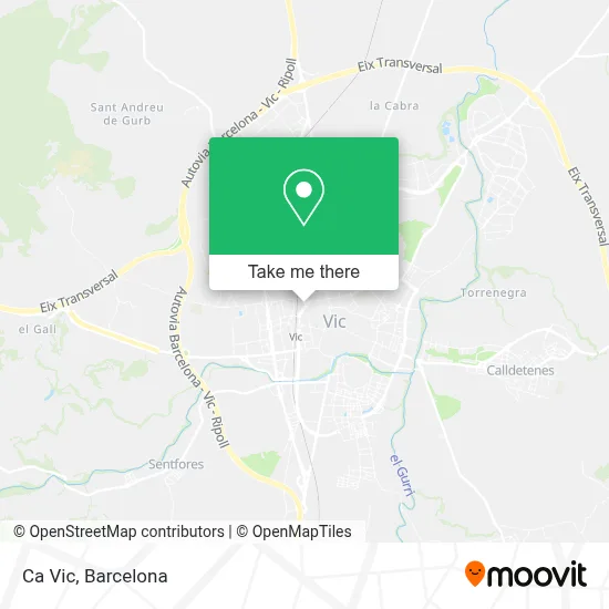 Ca Vic map