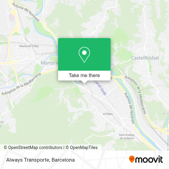 Always Transporte map