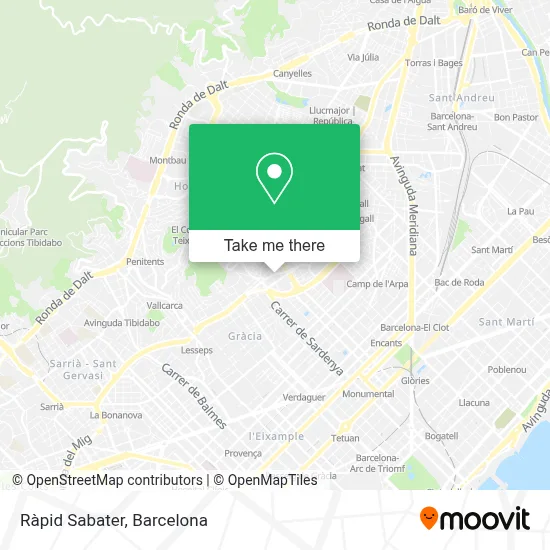 Ràpid Sabater map