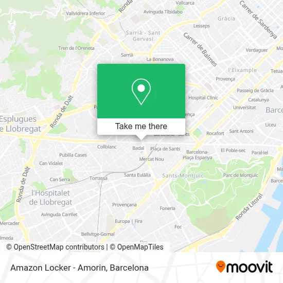 Amazon Locker - Amorin map