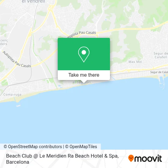 Beach Club @ Le Meridien Ra Beach Hotel & Spa map