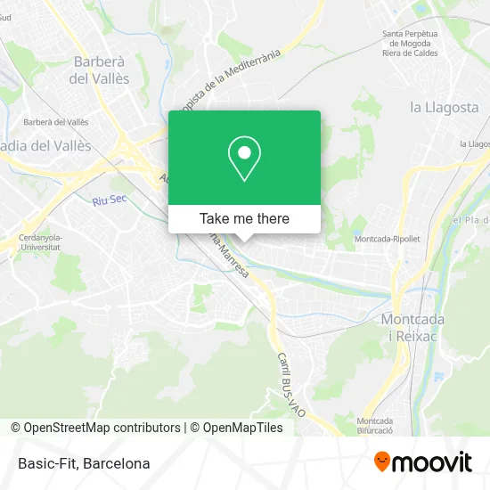 mapa Basic-Fit