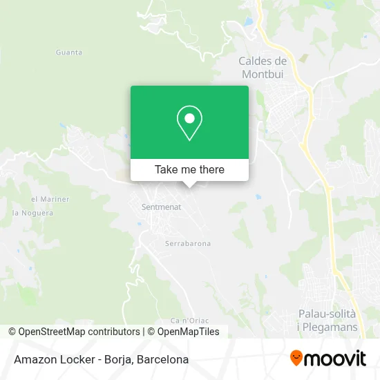 Amazon Locker - Borja map