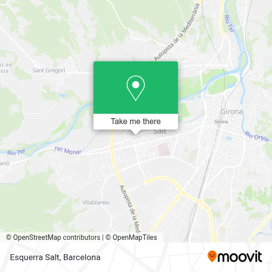 Esquerra Salt map