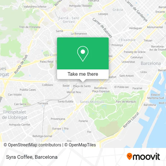 Syra Coffee map