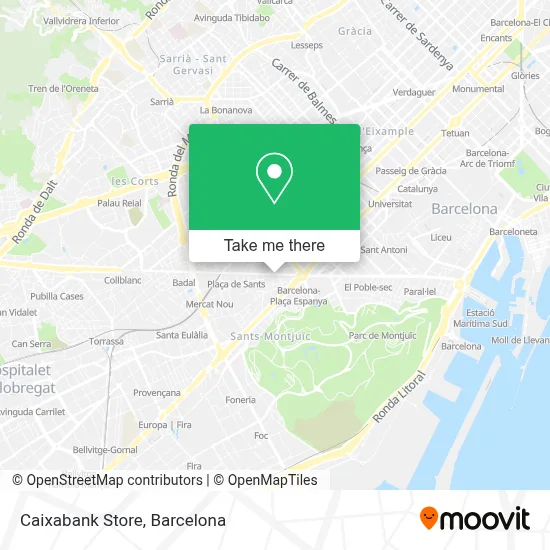 Caixabank Store map
