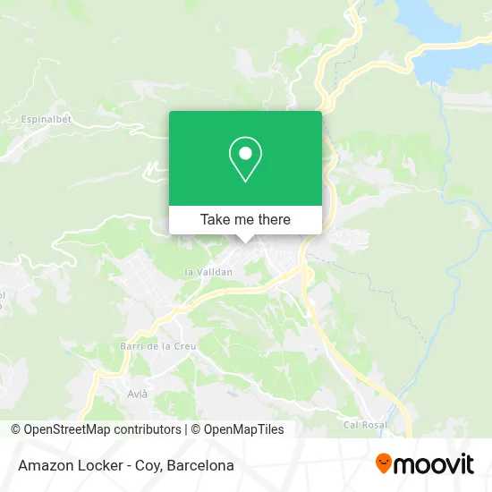 Amazon Locker - Coy map