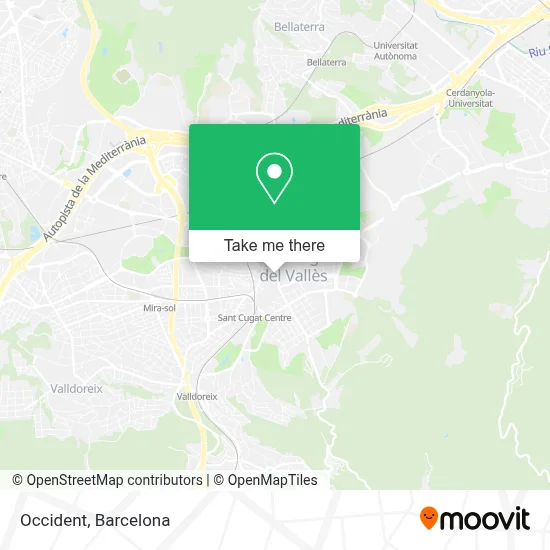 Occident map