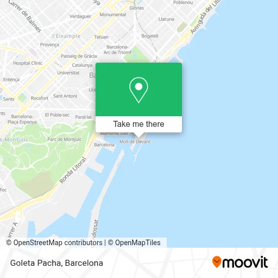 Goleta Pacha map