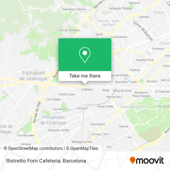 Ristretto Forn Cafeteria map