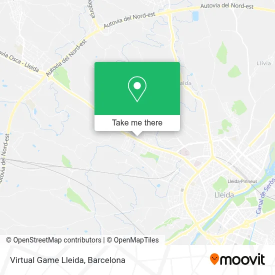 Virtual Game Lleida map
