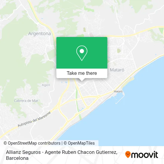 Allianz Seguros - Agente Ruben Chacon Gutierrez map