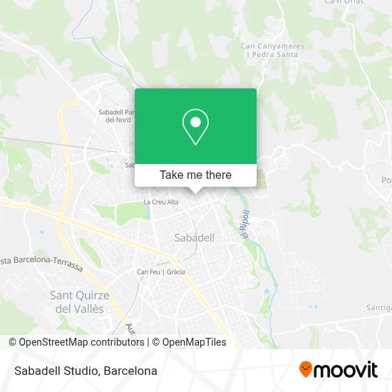 Sabadell Studio map