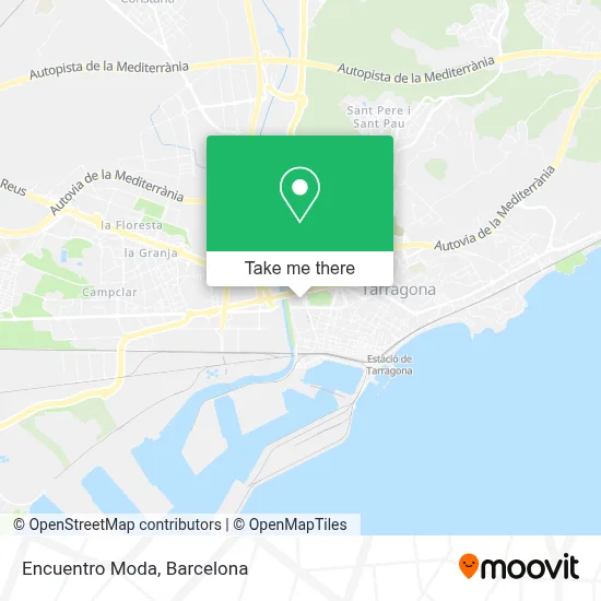 mapa Encuentro Moda