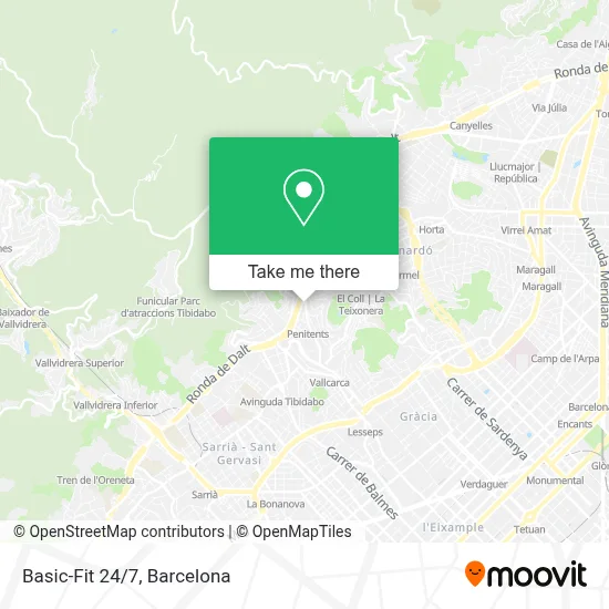 Basic-Fit 24/7 map