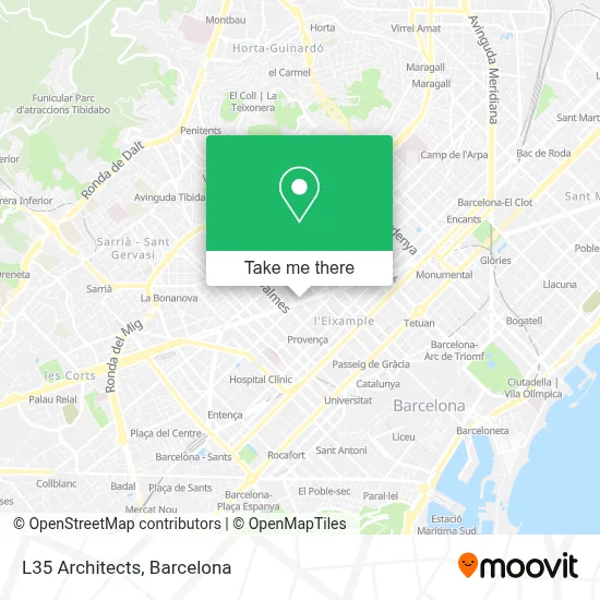 L35 Architects map