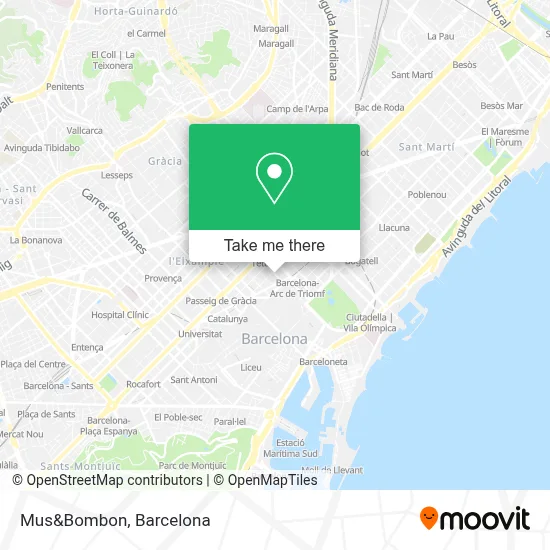 Mus&Bombon map