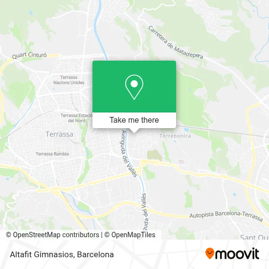 Altafit Gimnasios map