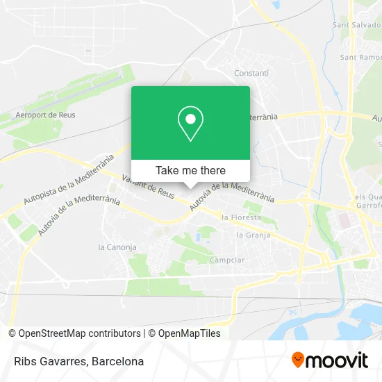Ribs Gavarres map