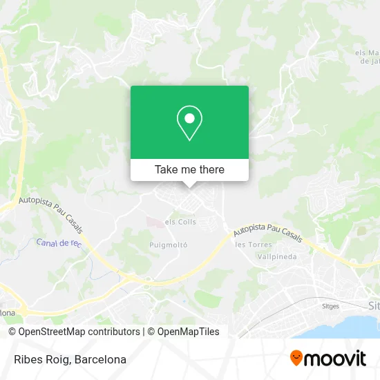 Ribes Roig map