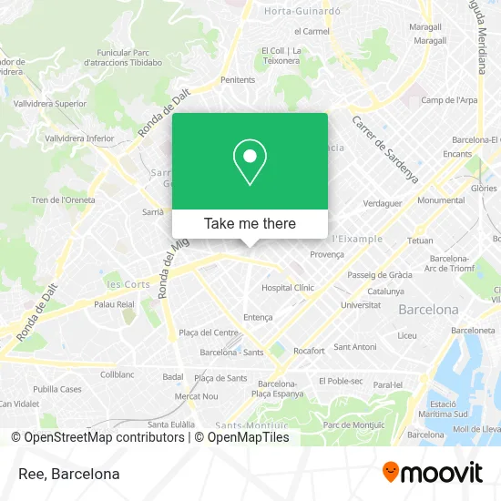 mapa Ree