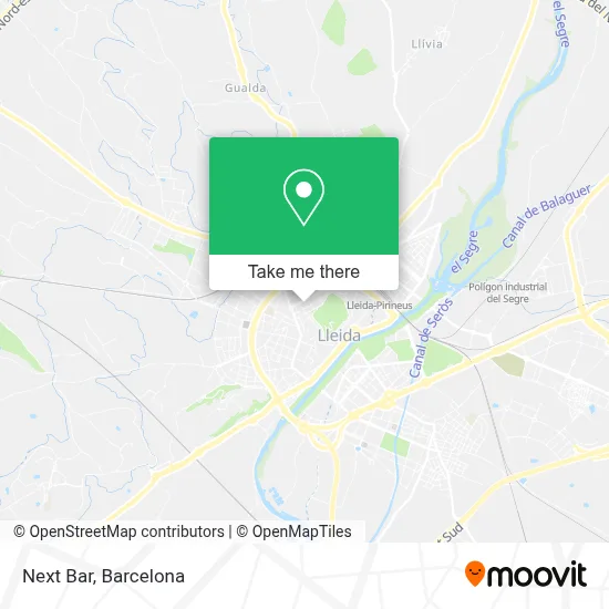 Next Bar map