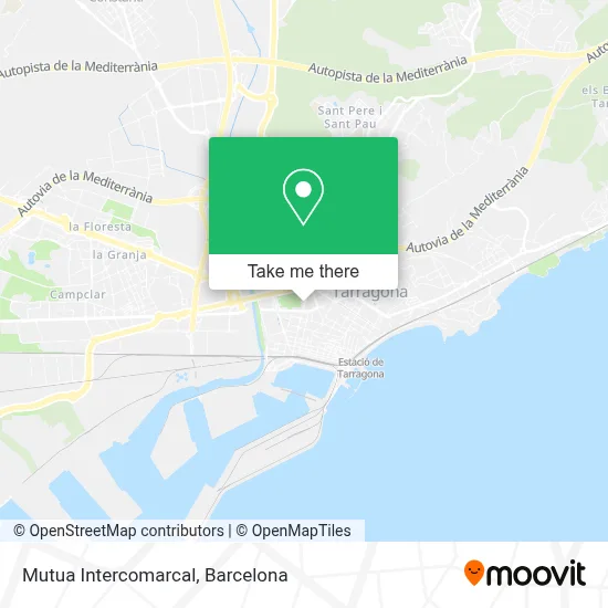 Mutua Intercomarcal map