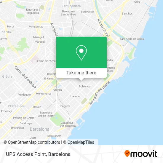 mapa Ups Access Point
