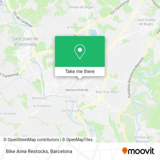 Bike Area Restocks map