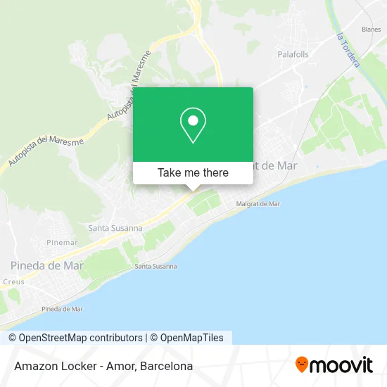 Amazon Locker - Amor map