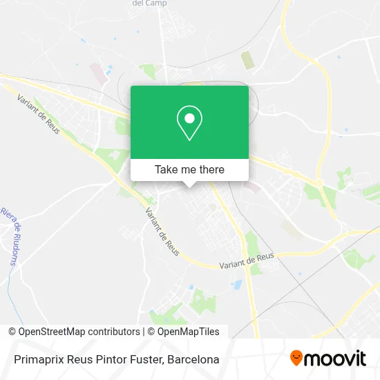 Primaprix Reus Pintor Fuster map