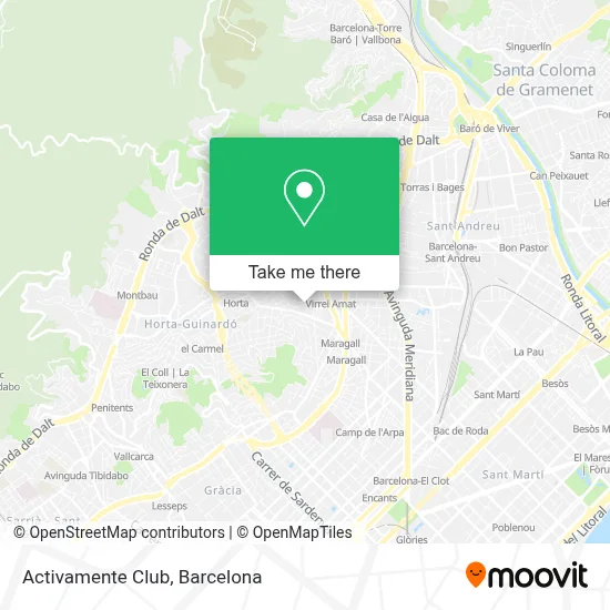 Activamente Club map