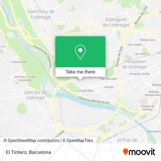El Tintero map