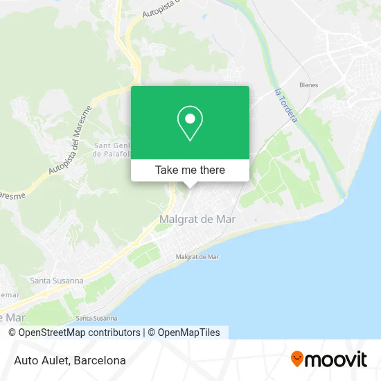 Auto Aulet map