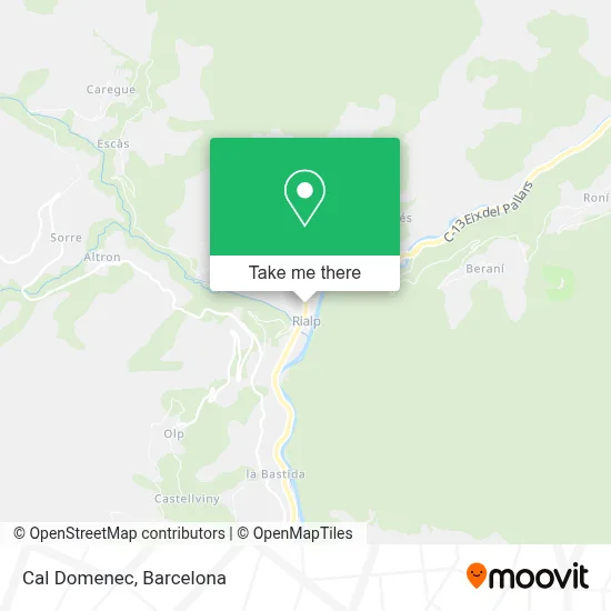 Cal Domenec map