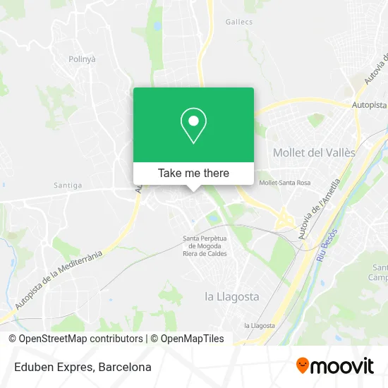 mapa Eduben Expres