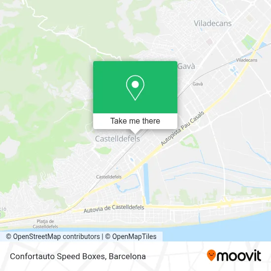 Confortauto Speed Boxes map