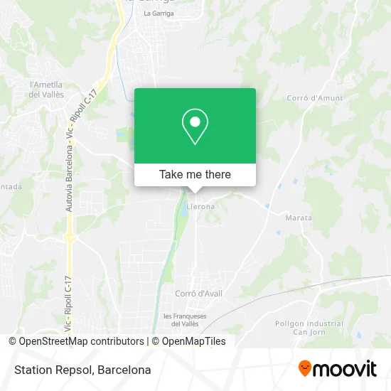 Station Repsol map
