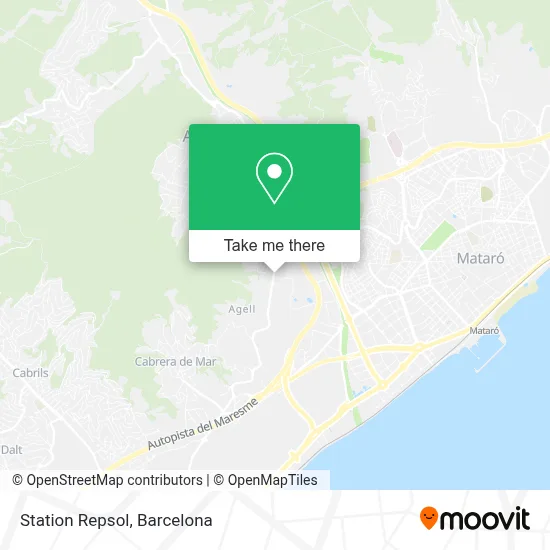 Station Repsol map