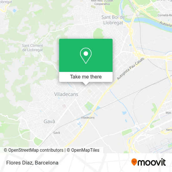 Flores Diaz map