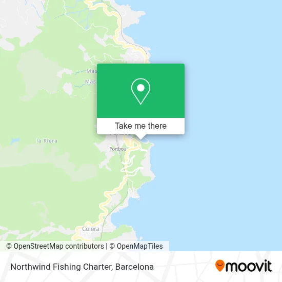 Northwind Fishing Charter map