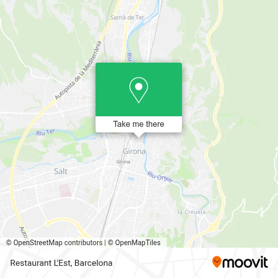Restaurant L'Est map