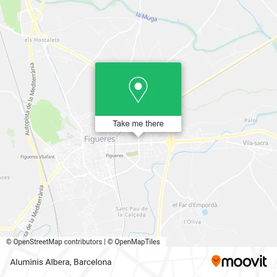 Aluminis Albera map