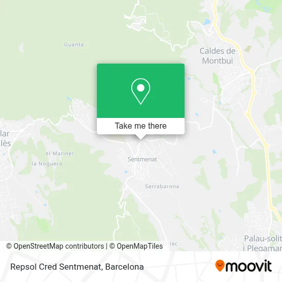 Repsol Cred Sentmenat map
